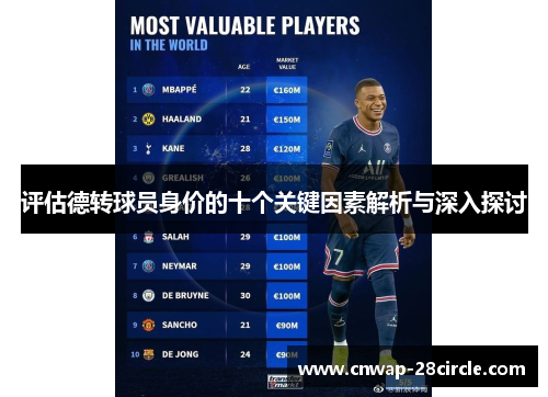 评估德转球员身价的十个关键因素解析与深入探讨 评估德转球员身价的十个关键因素解析与深入探讨