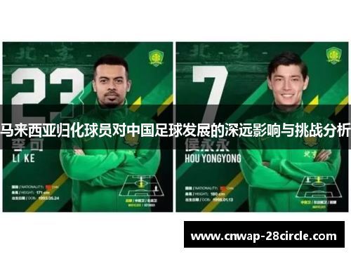 马来西亚归化球员对中国足球发展的深远影响与挑战分析 马来西亚归化球员对中国足球发展的深远影响与挑战分析